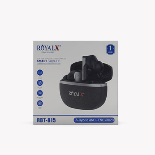 RBT-815 Smart Earbuds | Hybrid ANC + ENC | HD Sound