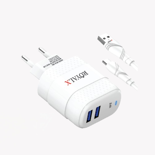 TYPE-C FAST CHARGER 3.4A RCH-80