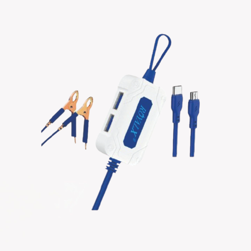 R-665 Clip Charger | 3.4A Type-C & Micro USB Fast Charge Royalx Pakistan