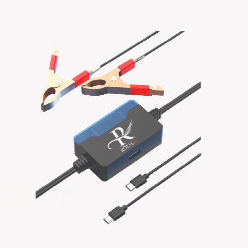 R-777 Charger | 3A Type-C & Micro Input V12.24V Royalx Pakistan