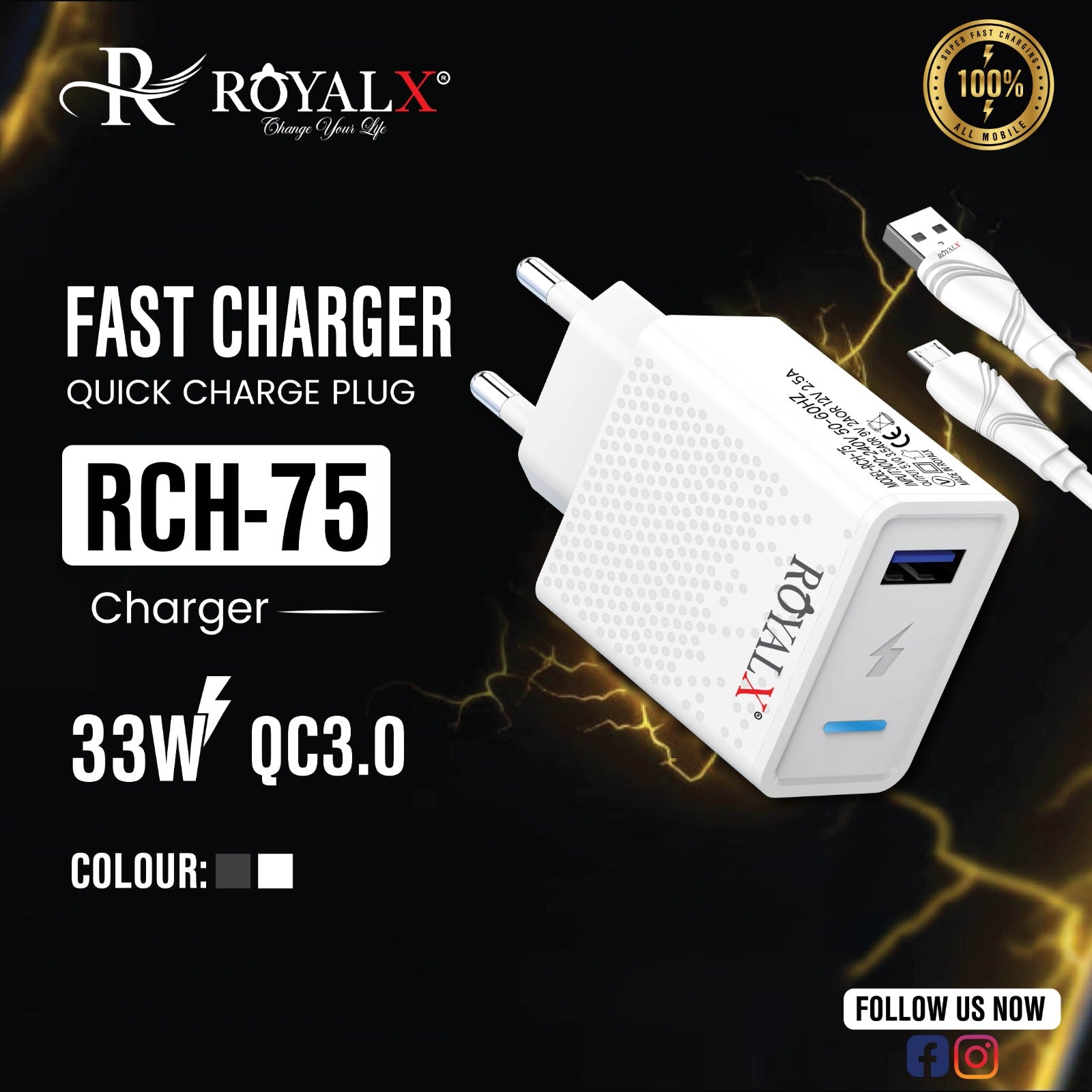 RCH-75 33W Charger