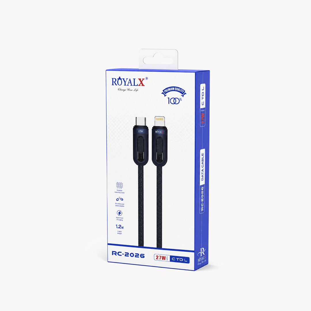 RC-2026 Type-C to Lightning Cable | Buy Online Pakistan